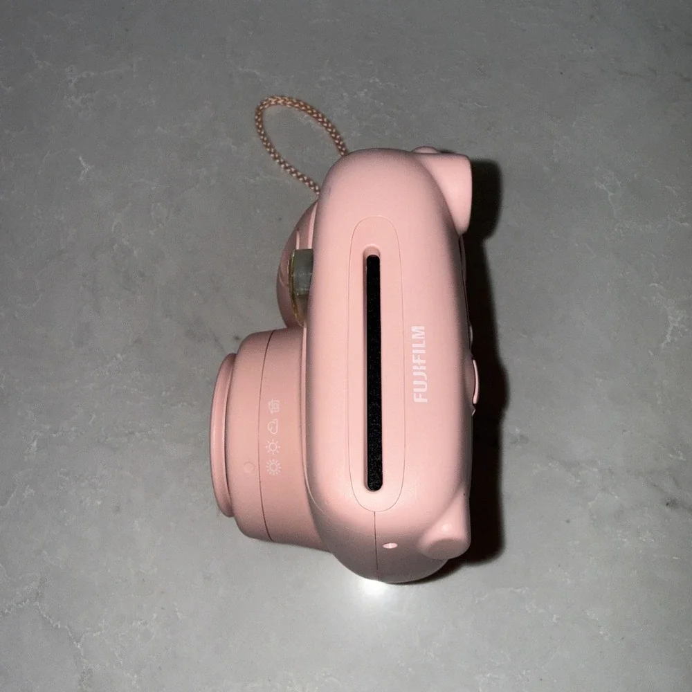 Fuji Instax Mini 7 + Plus Camera Light Pink Tested and Working